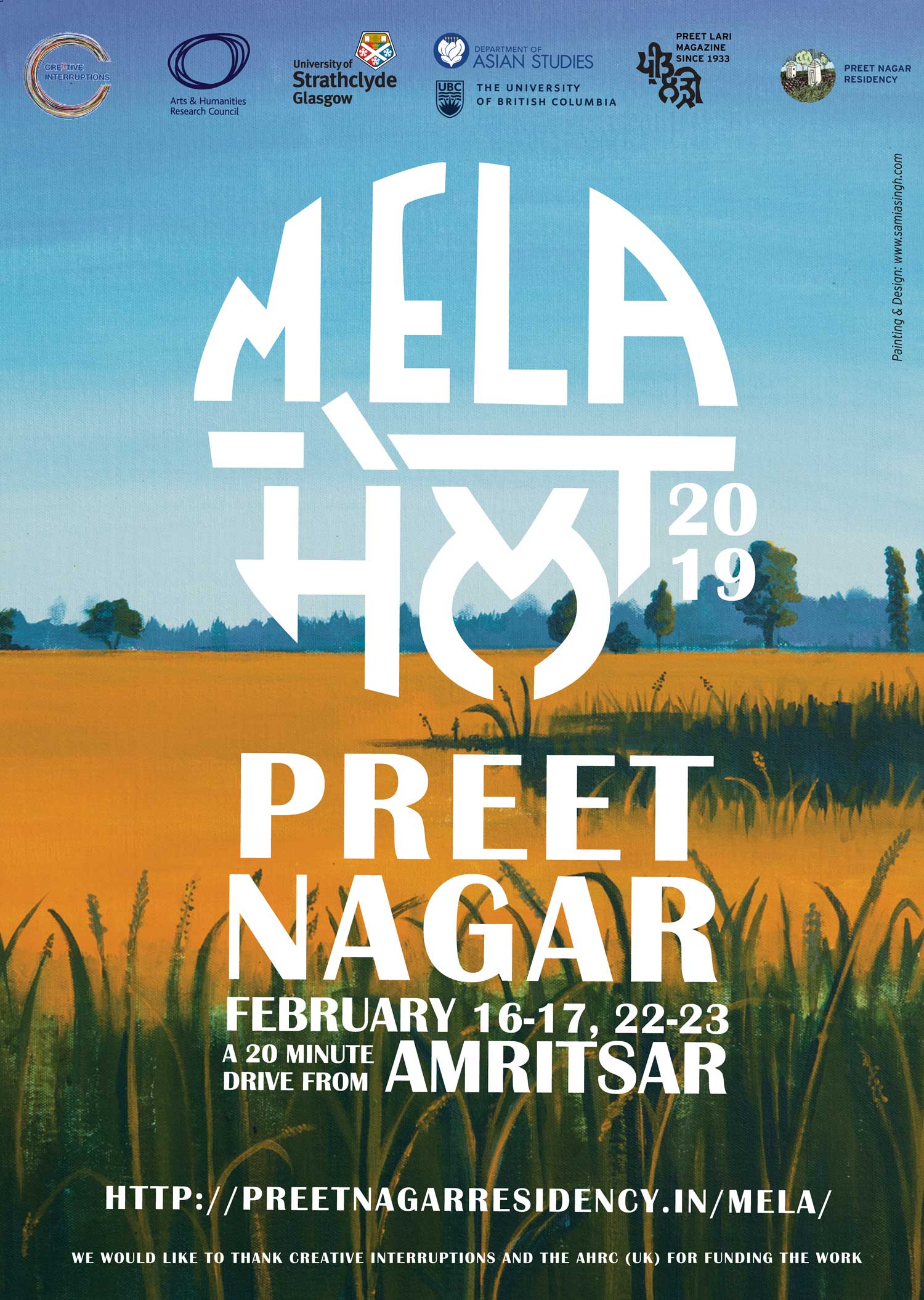Poster for Mela, Preet Nagar Residency 2019
